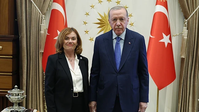 Cumhurbaşkanı Erdoğan, İspanya Anayasa Mahkemesi Başkanvekilini kabul etti