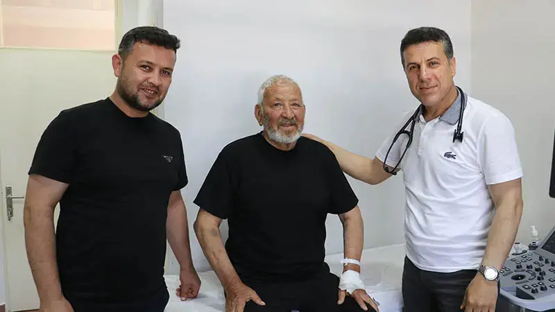 İstanbul’da ‘riskli’ denildi, Diyarbakır’da anjiyo ile sağlığına kavuştu