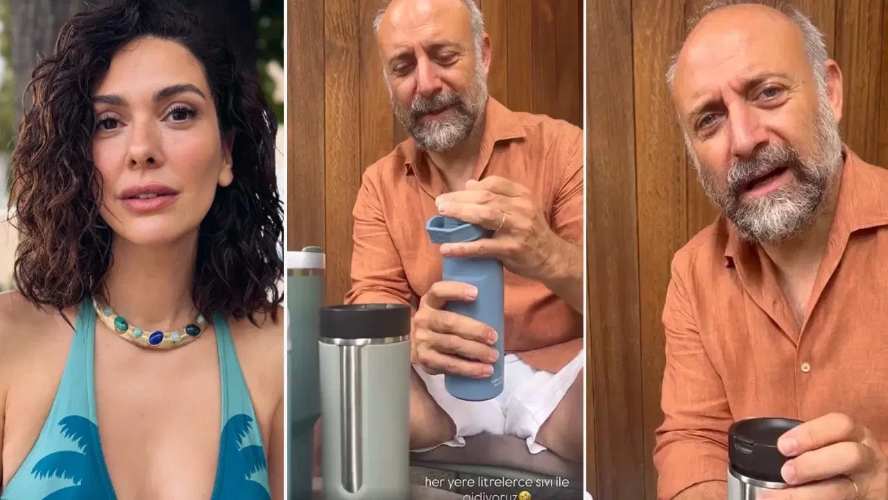 Halit Ergenç'in yanından ayırmadığı o eşyayı Bergüzar Korel tiye aldı! Sosyal medyayı sallayan paylaşım
