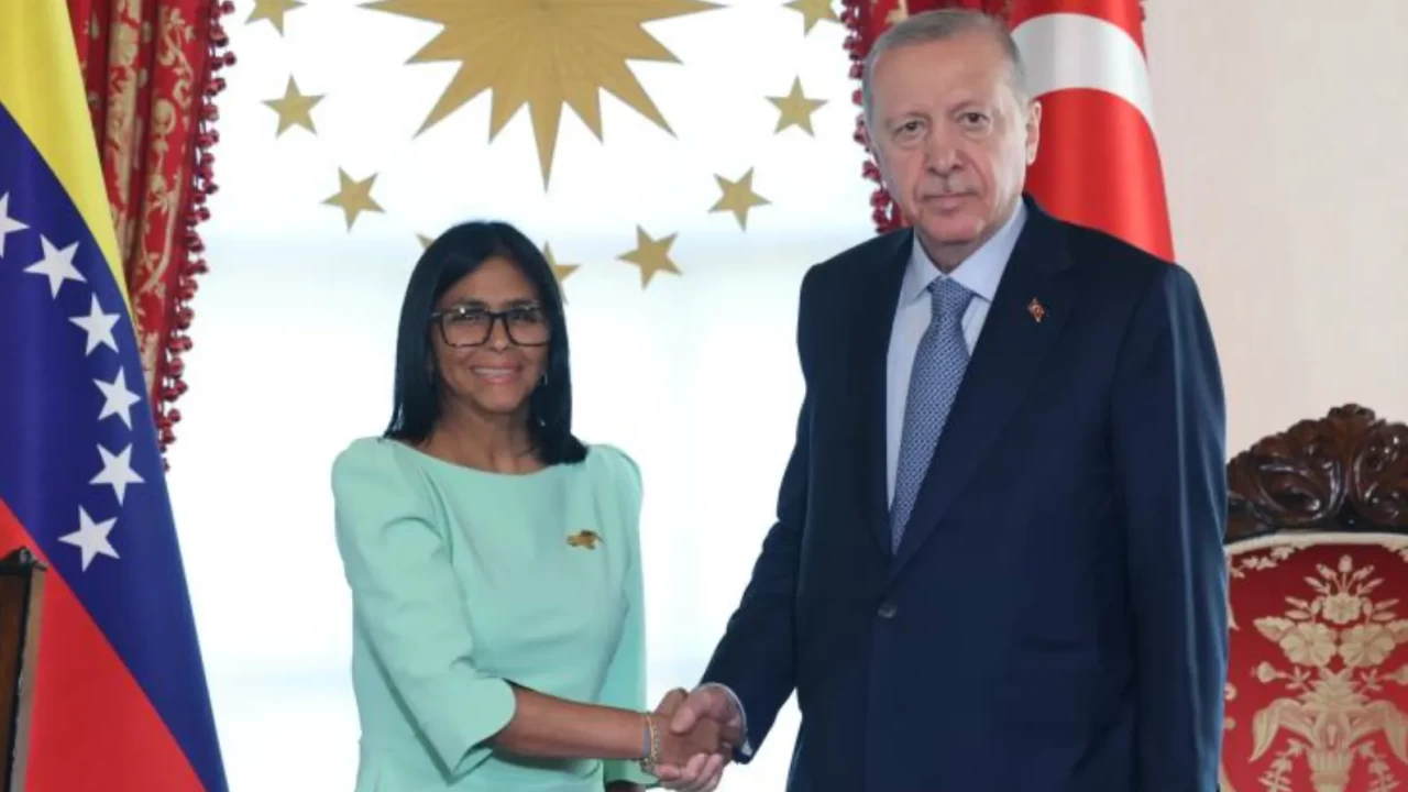 Cumhurbaşkanı Erdoğan, Venezuela Cumhurbaşkanı Vekili Rodriguez'i kabul etti