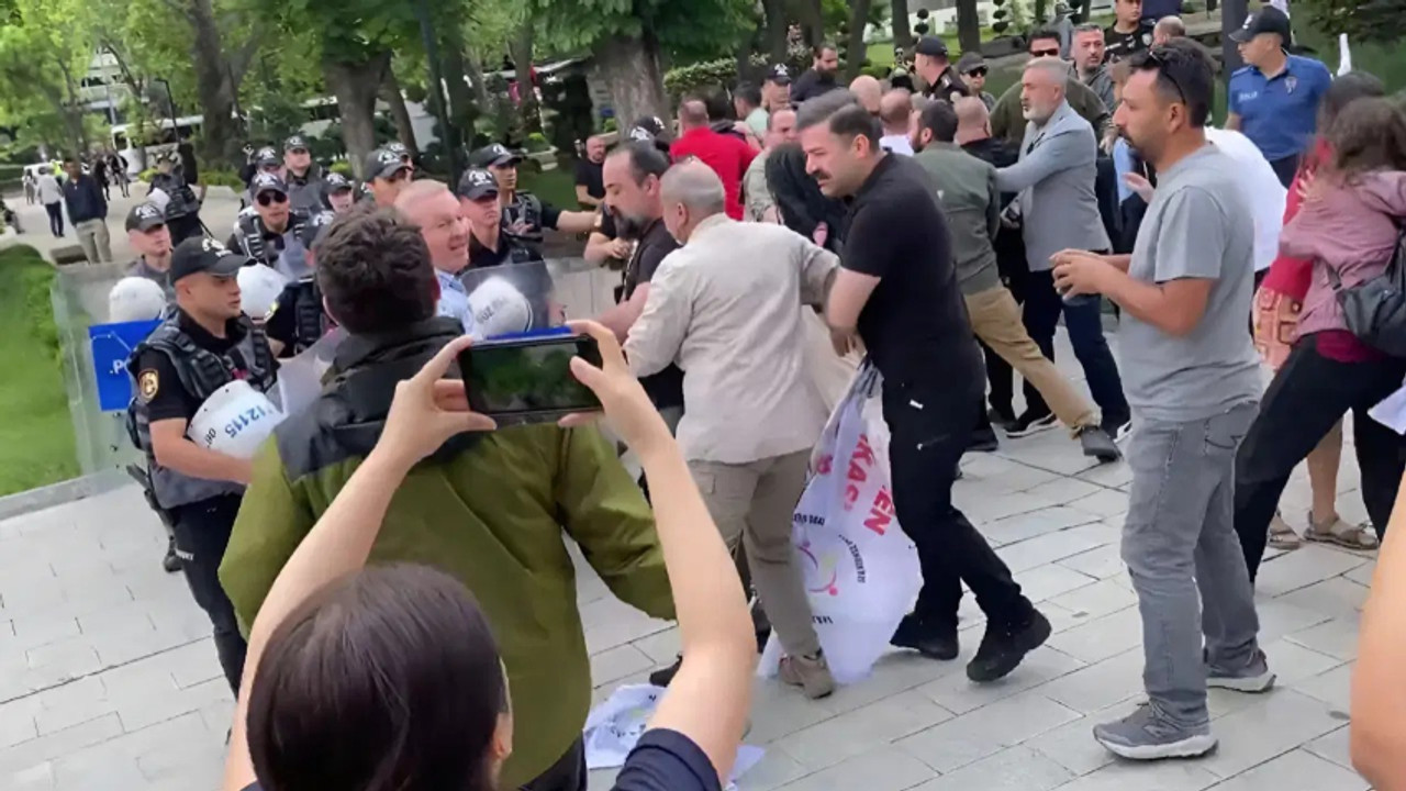 Ankara'da özel sektör öğretmenlerine polis müdahalesi! Sendika Başkanı gözaltına alındı…