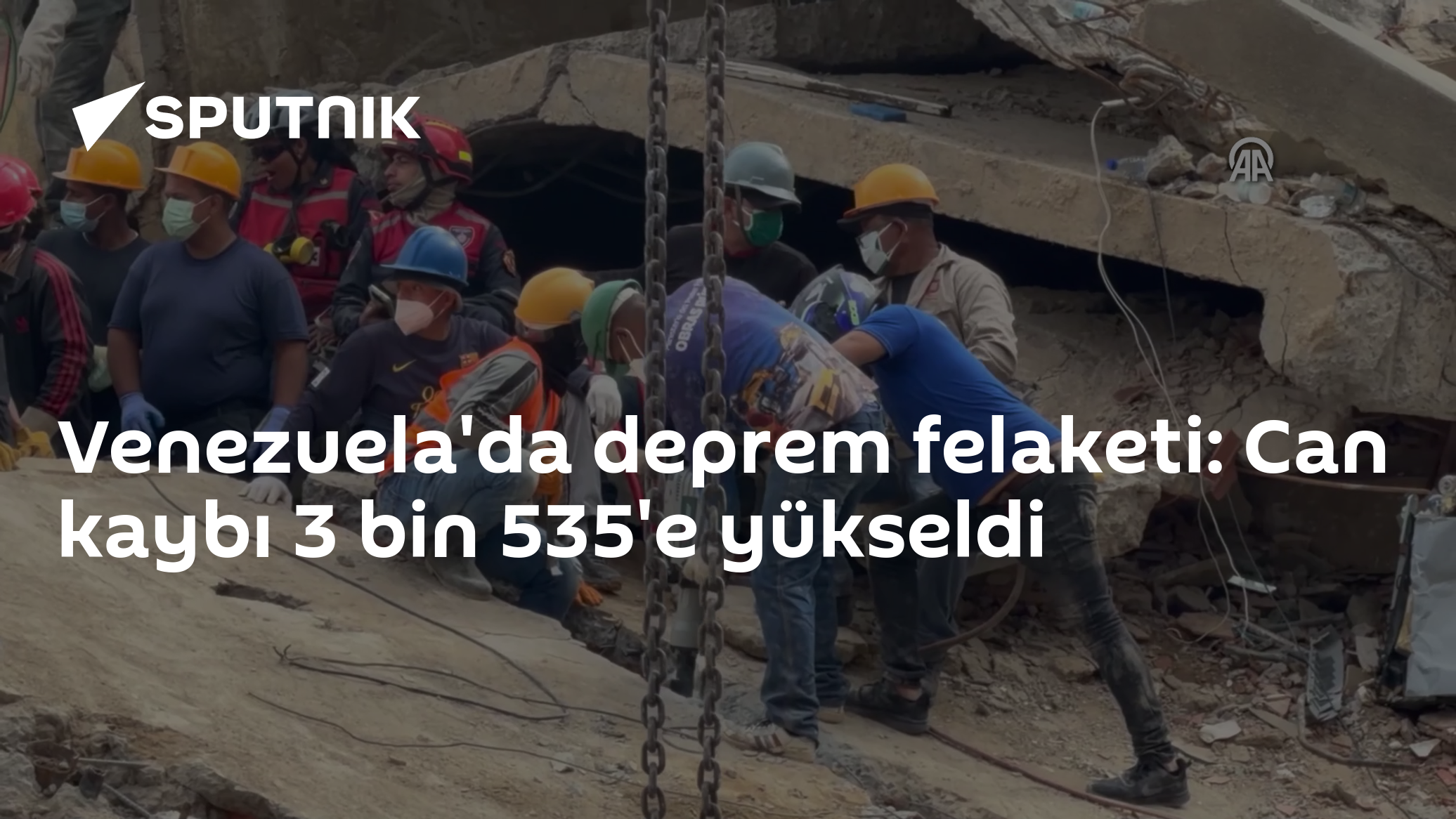 Venezuela'da deprem felaketi: Can kaybı 3 bin 535'e yükseldi