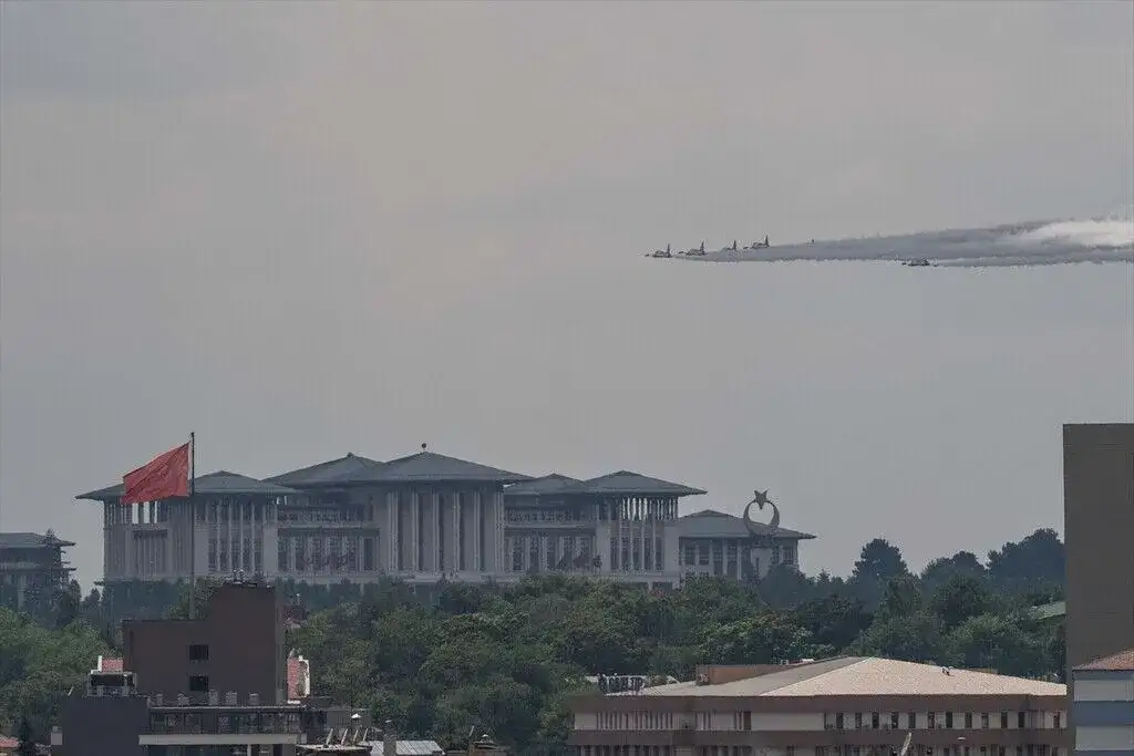 Türk Yıldızları Ankara'da gösteri provası yaptı