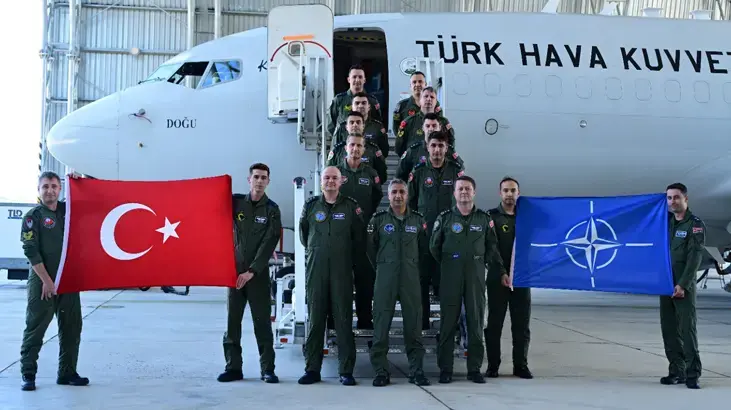 MSB duyurdu: Hava Kuvvetleri uçağından Romanya semalarında NATO görevi