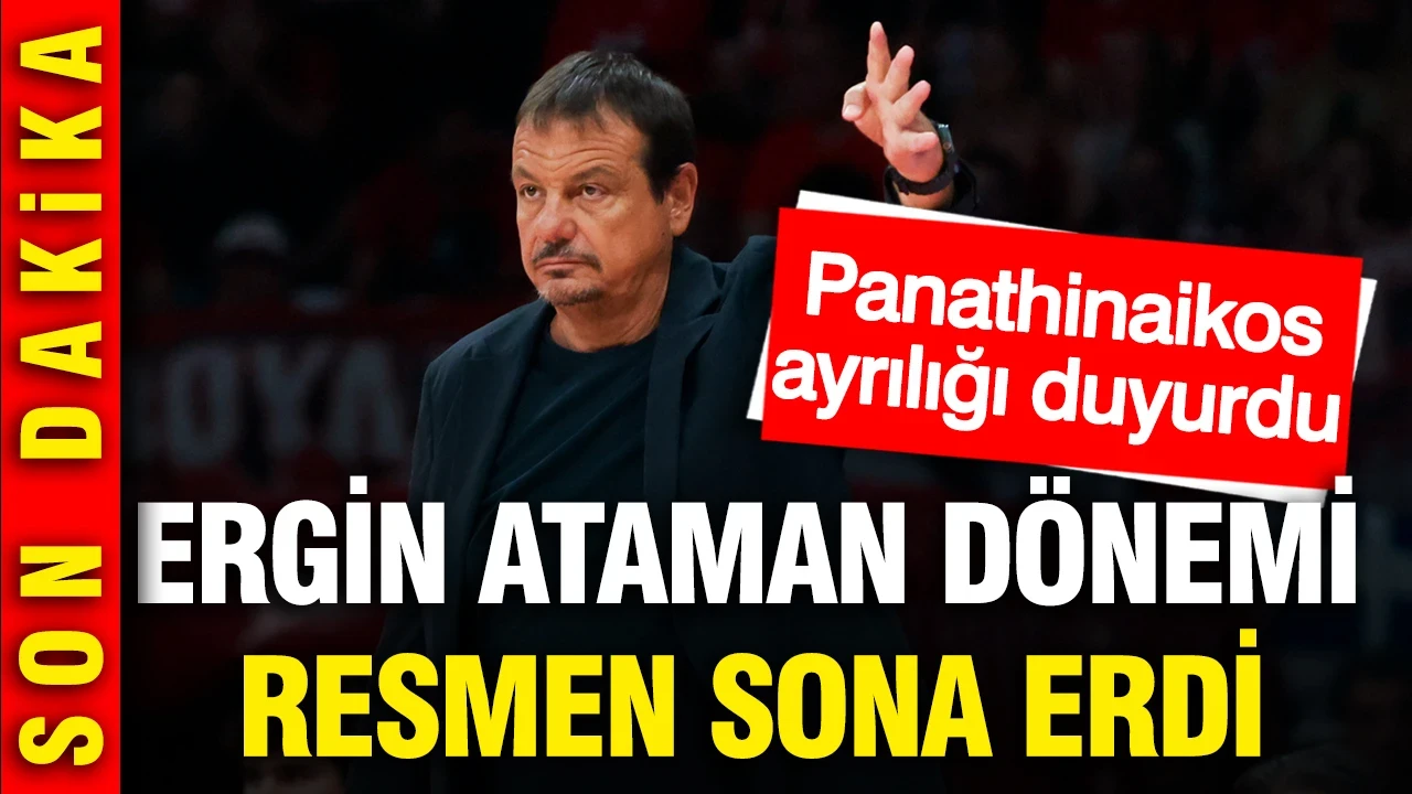 Panathinaikos'ta Ergin Ataman dönemi sona erdi