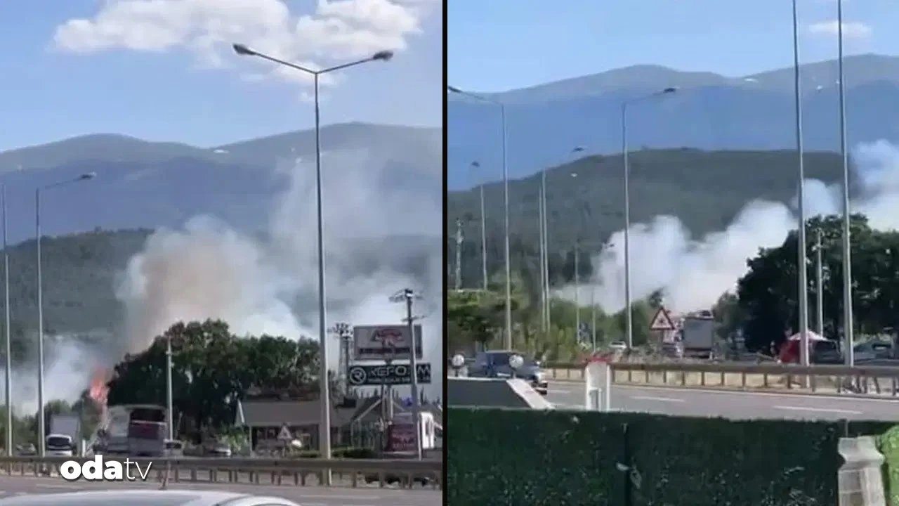 Kestel’de orman yangını