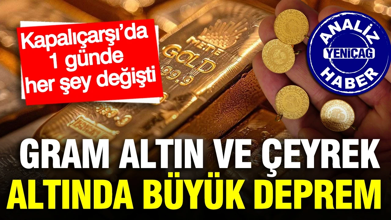 Altın fiyatları bugün ne kadar? Gram altın, çeyrek altın kaç TL oldu? (7 Temmuz 2026)
