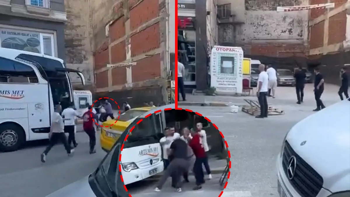 Yer Bursa! Tartışma bıçaklı kavgaya dönüştü: Korku dolu anlar kameraya böyle yansıdı!
