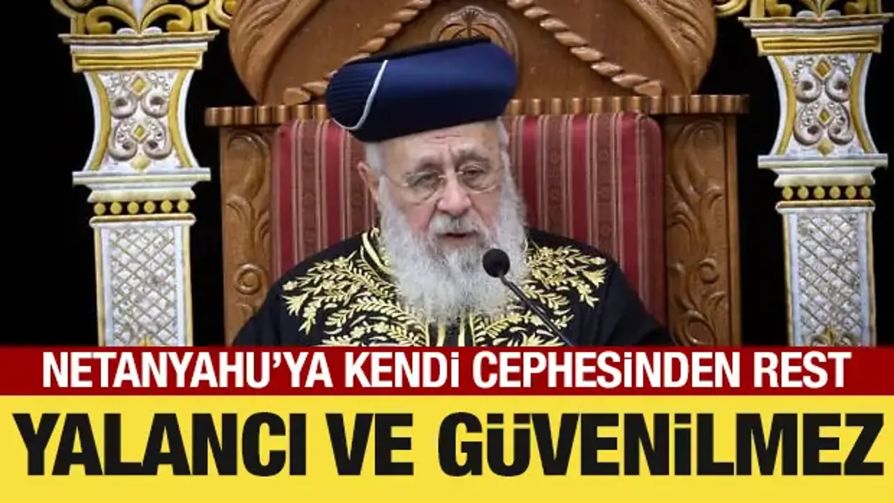 Netanyahu'ya kendi cephesiden rest: Yalancı ve güvenilmez!