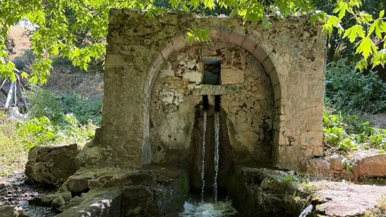 Diyarbakır Ergani'deki tarihi Osmanlı çeşmesi bakımsızlıktan harabeye döndü