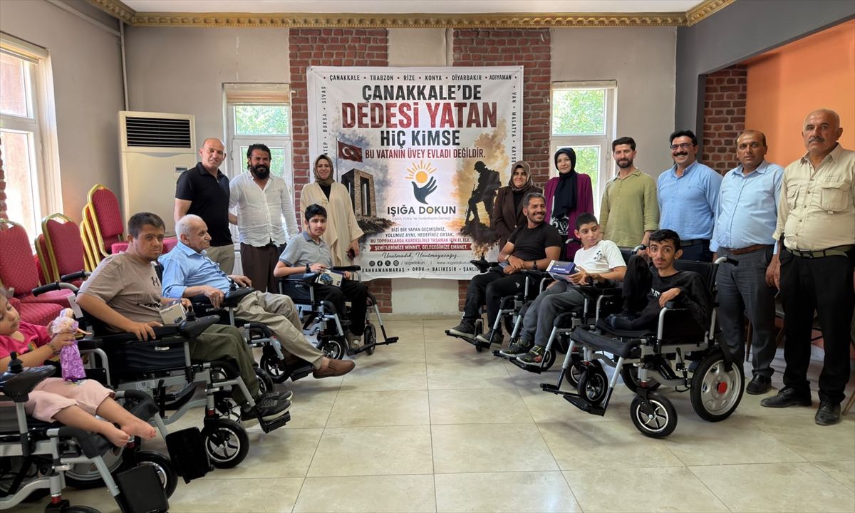 Siirt'te 10 engelliye elektrikli sandalye