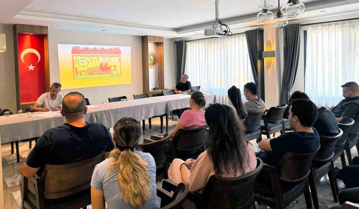 Yatağan Orman İşletme personeline iş sağlığı ve güvenliği eğitimi