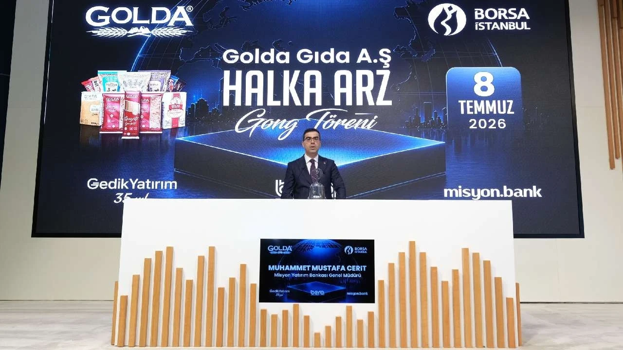 Borsa İstanbul'da gong Golda Gıda Sanayi ve Ticaret AŞ için çaldı