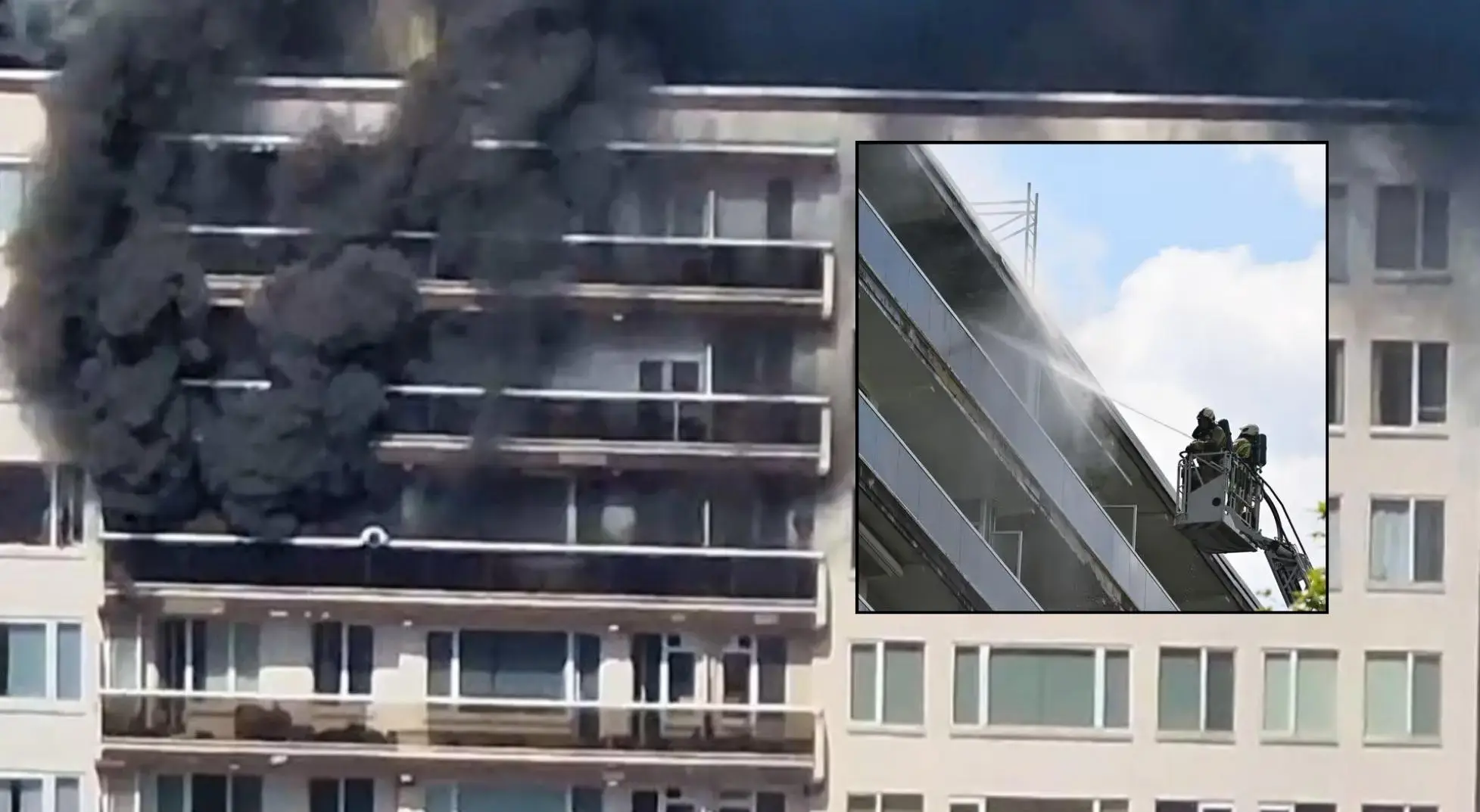 Belçika'da 10 katlı binada korkunç yangın! Çok sayıda ölü ve yaralı var