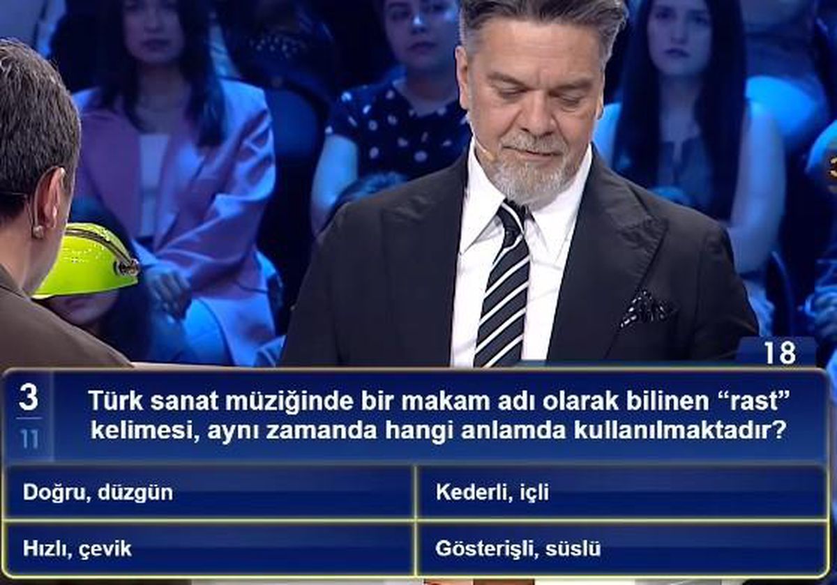 Türk sanat müziğinde bir makam adı olarak bilinen "rast" kelimesi, aynı zamanda hangi anlamda kullanılmaktadır?