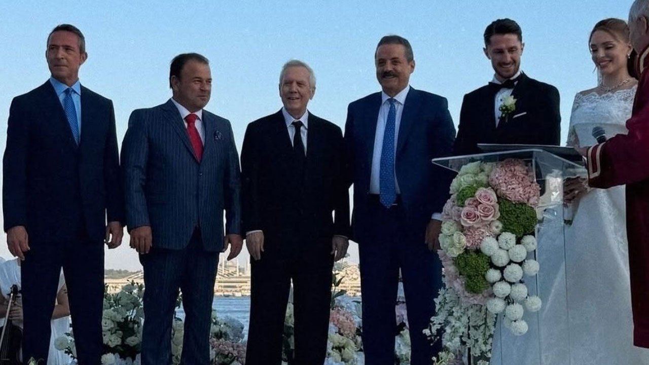 İsmail Yüksek'in düğününde Aziz Yıldırım ve Ali Koç sürprizi