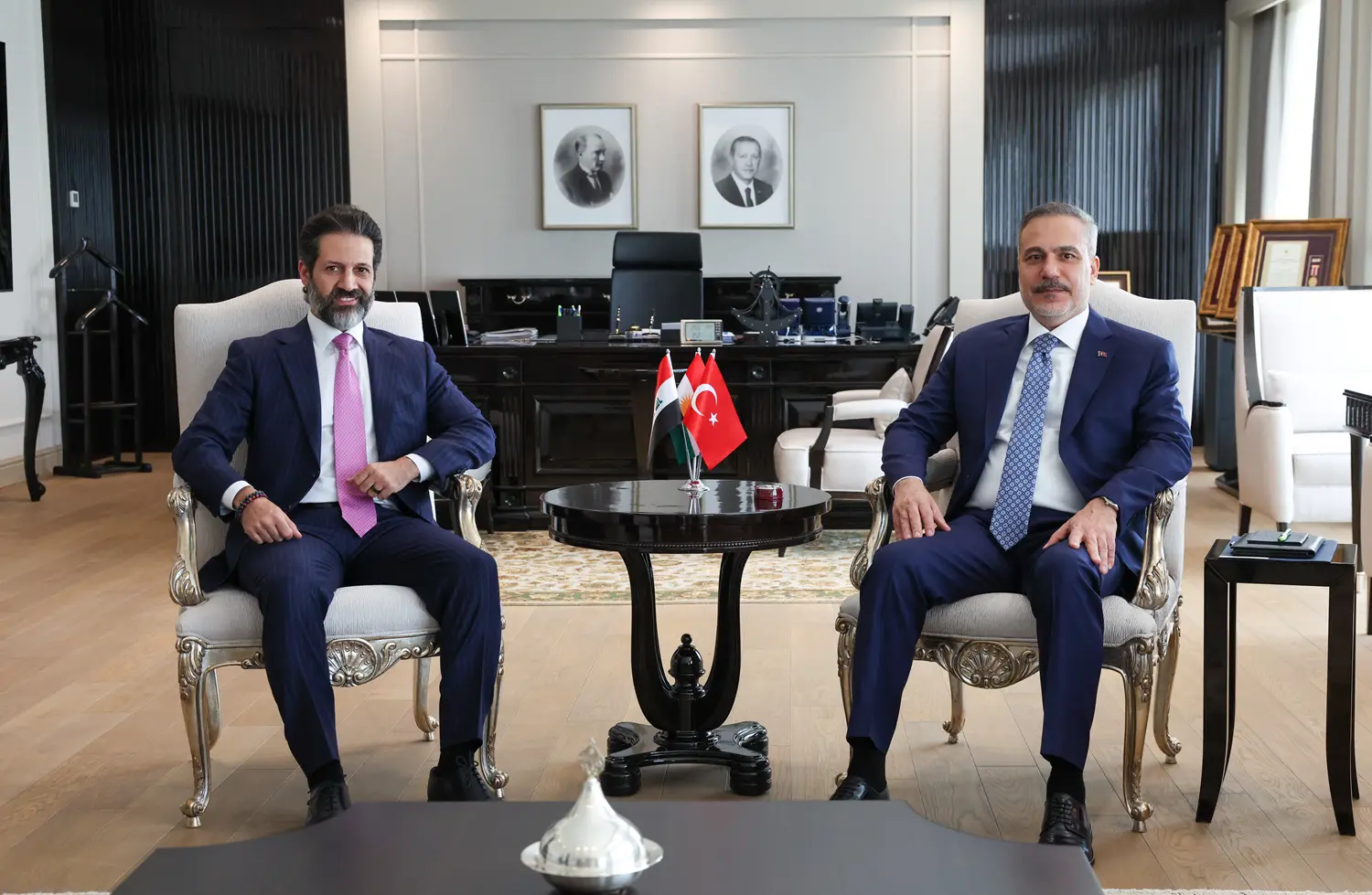 Bakan Fidan, IKBY Başbakan Yardımcısı Talabani ile görüştü