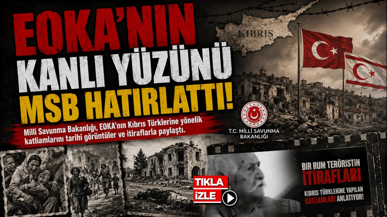 MSB'den EOKA'nın kanlı geçmişini hatırlatan video: "Unutmadık, unutturmayacağız"