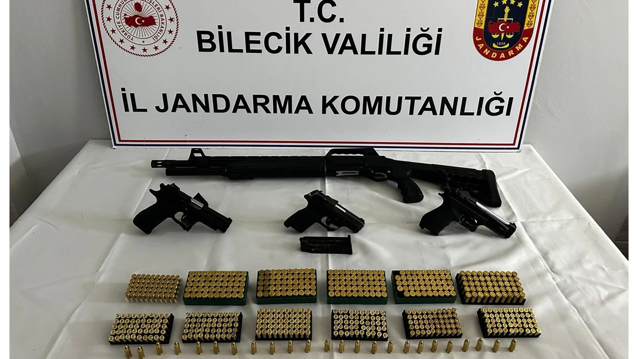 Bilecik’te ruhsatsız silah operasyonu