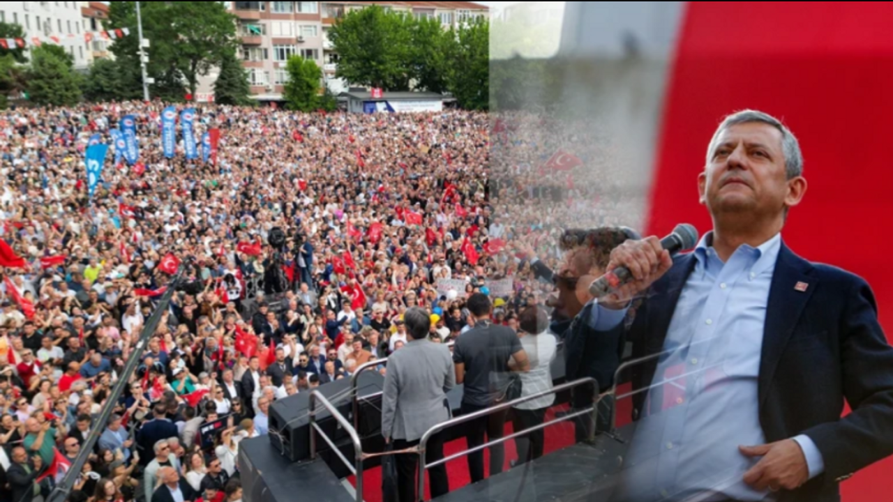 Özgür Özel'den mutlak butlan sonrası ilk miting: "Bizi yenemezsiniz, diz çöktüremezsiniz"