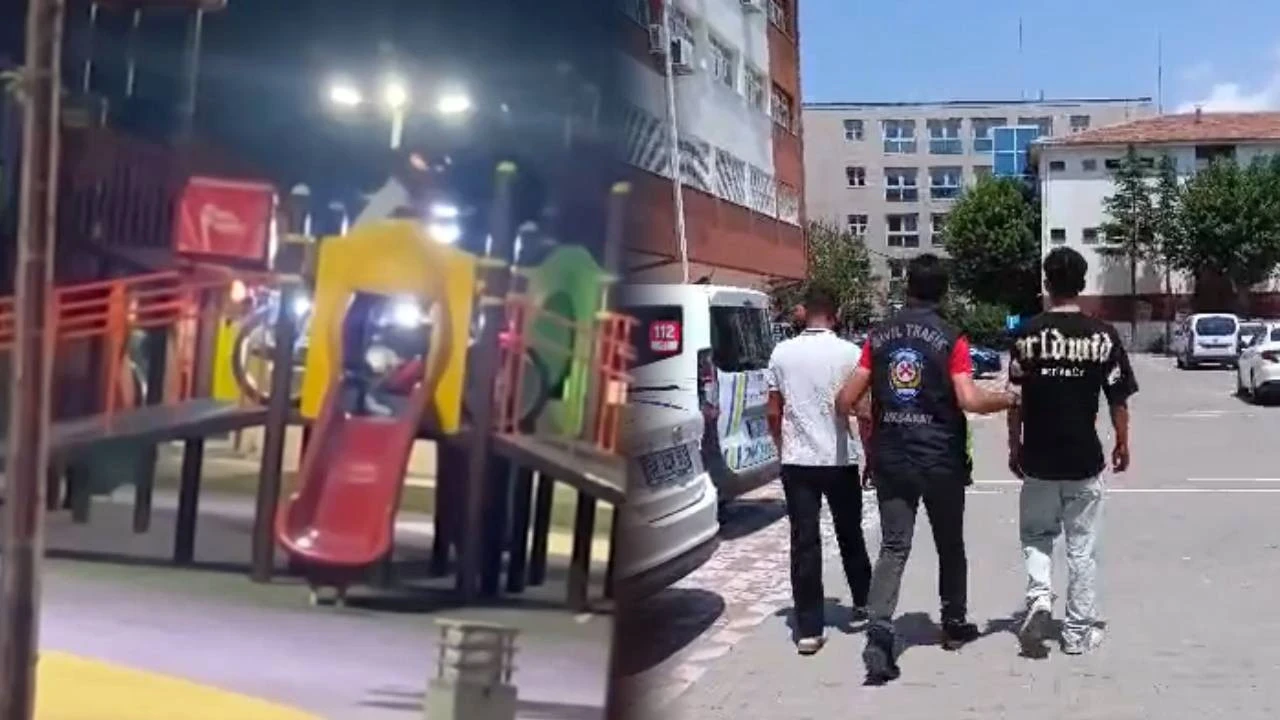 Çocuk parkını pist sandılar: Ekipler harekete geçti, 2 kuryeye ceza yağdı