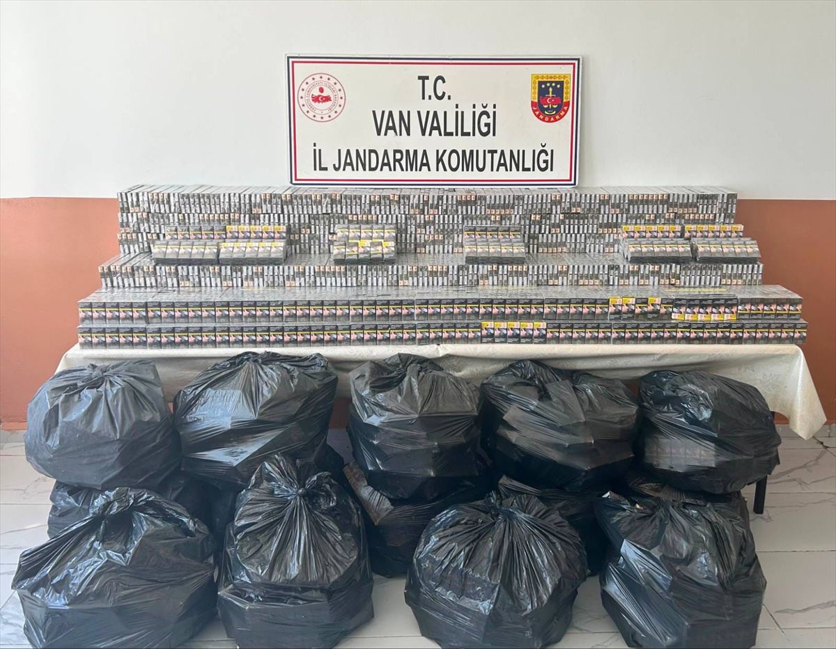 Van'da 42 bin 832 paket gümrük kaçağı sigara ele geçirildi