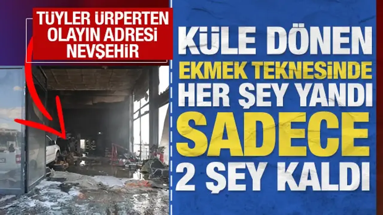 Küle dönen ekmek teknesinde her şey yandı sadece 2 şey hariç: Tüyler ürperten olay