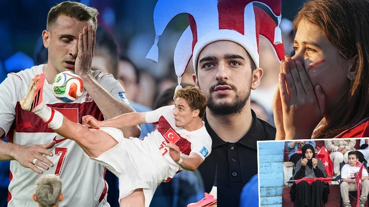Vatandaşlar A Milli Futbol Takımı'na destek için meydanlara akın etti