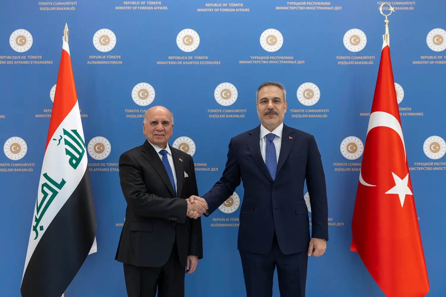 Bakan Fidan, Iraklı mevkidaşı Hüseyin ile Ankara'da görüştü