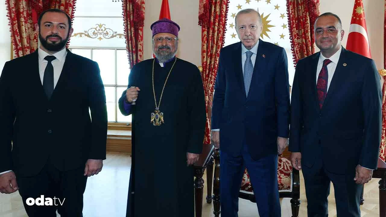 Cumhurbaşkanı Erdoğan, Patrik Maşalyan'ı kabul etti