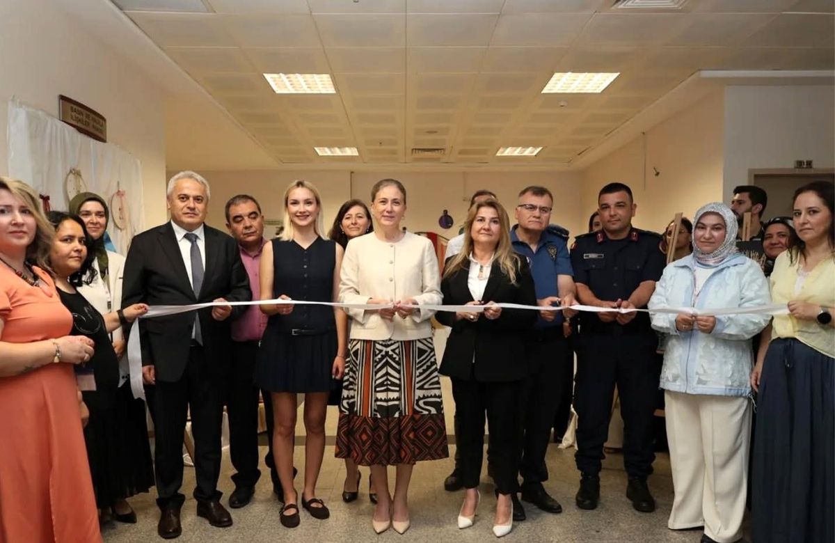 Nazilli'de TRSM danışanlarının hazırladığı eserler görücüye çıktı