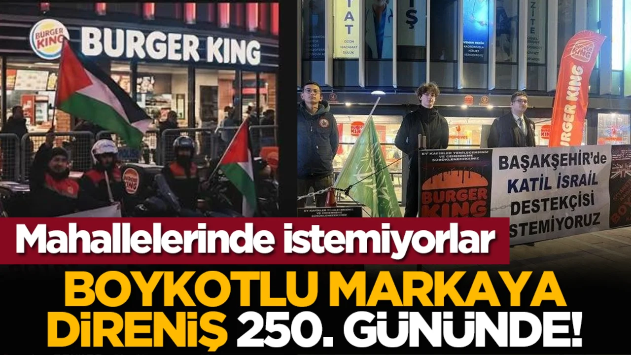 Mahallelerinde istemiyorlar: Boykotlu markaya direniş 250. Gününde!