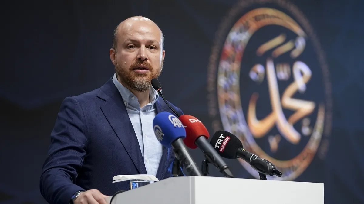 Bilal Erdoğan, "Peygamberimiz Temalı Yapay Zeka ile Dijital İçerik Geliştirme Projesi"nin ödül töreninde konuştu