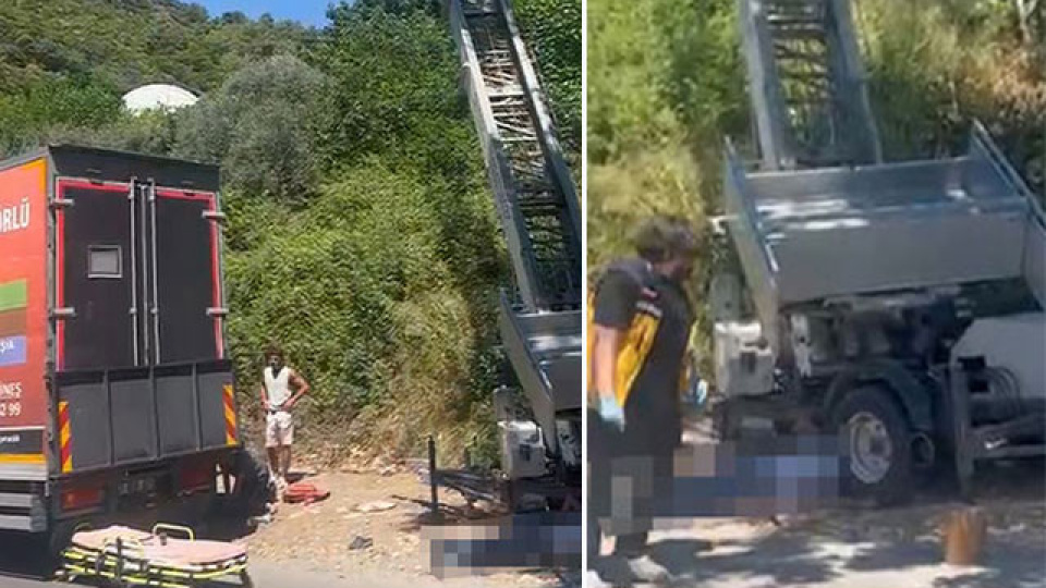 Yük asansörü elektrik hattının üzerine düştü! İki kişi akıma kapıldı!