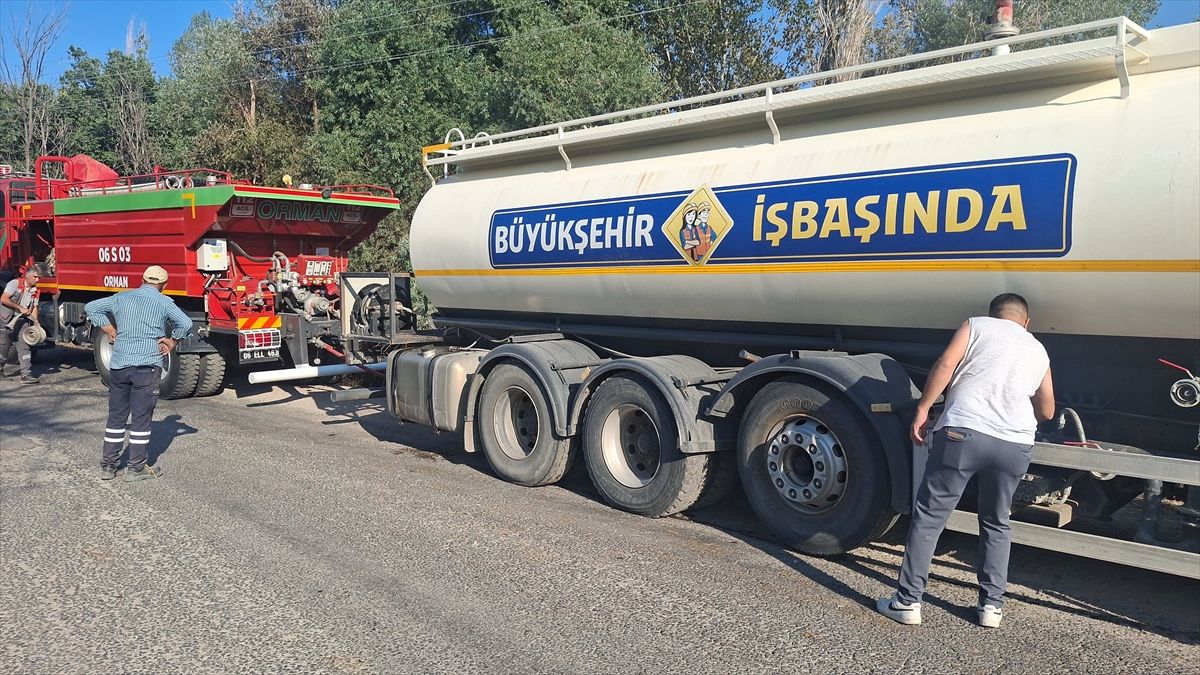 Beypazarı'nda çıkan yangınlar söndürüldü