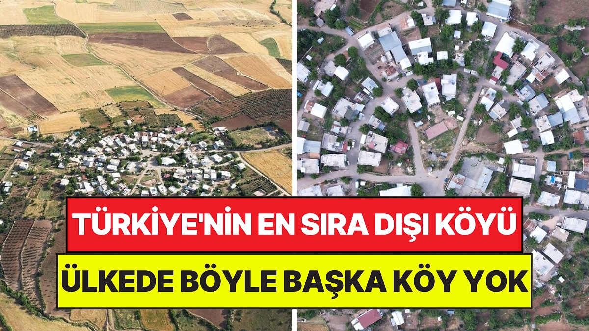 Türkiye'nin En Sıra Dışı Köyü: Heyelan Sonrası Yapıldı, Daire Şekilini Aldı