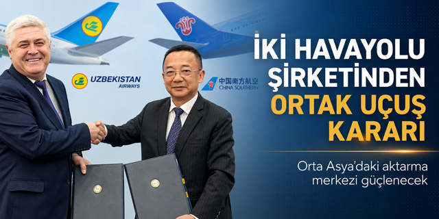 İki havayolu şirketi arasında ortak uçuş anlaşması