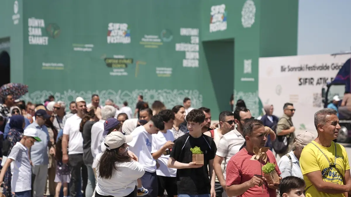 Üçüncü gününde de ziyaretçi akını var! Sıfır Atık Festivali çocukları ve aileleri ağırlıyor