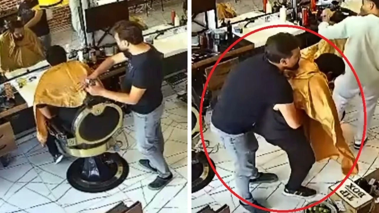 Nefes borusuna erik kaçan müşteriyi Heimlich manevrasıyla kurtardı