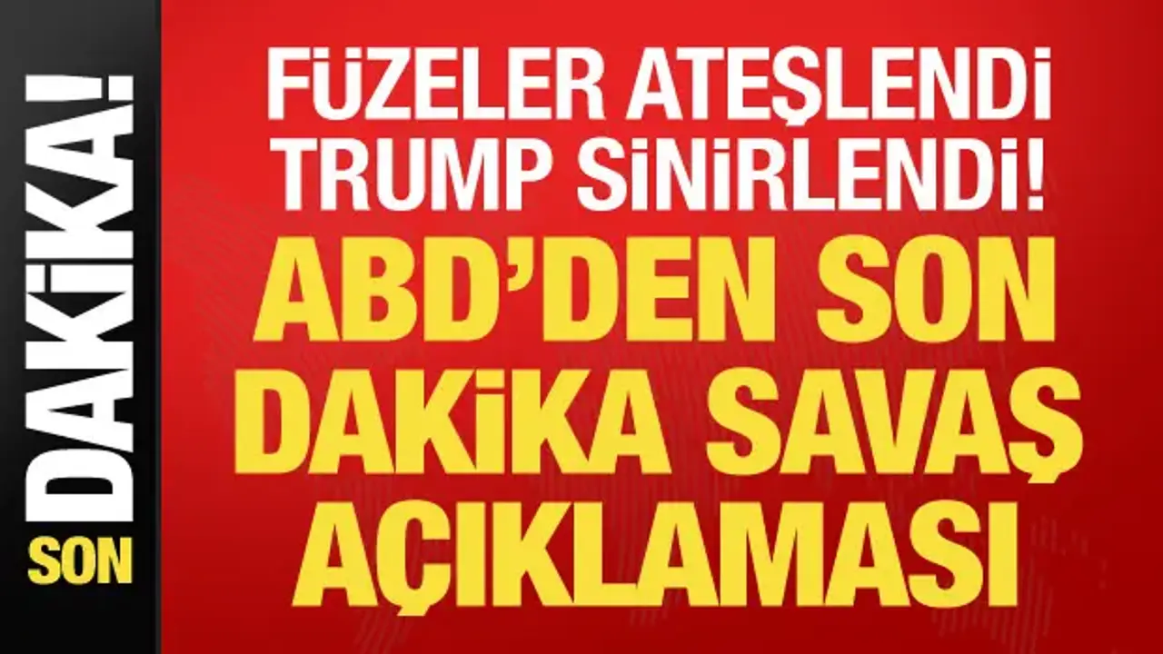 Füzeler ateşlendi, Trump sinirlendi: Derhal durun!