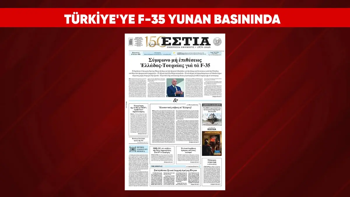 Atina’da F-35 endişesi! "Saldırmazlık anlaşması" önerisi