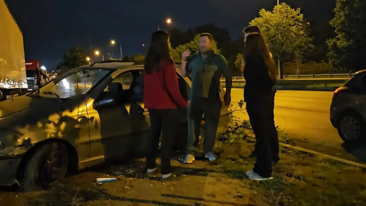 Kaza yaptı, ekipleri görünce kaçtı! Yakalanınca suçu arkadaşına attı