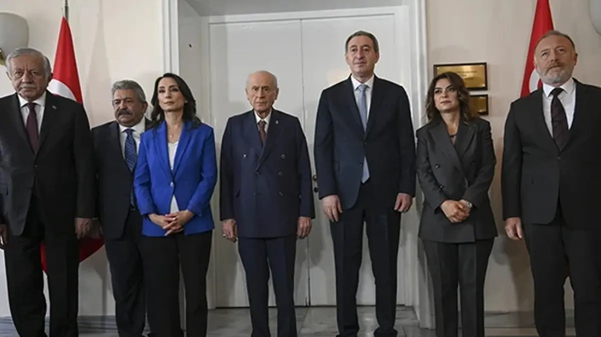 DEM Parti'den Bahçeli'ye "Terörsüz Türkiye" ziyareti