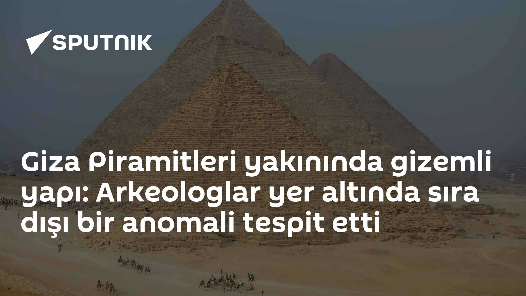 Giza Piramitleri yakınında gizemli yapı: Arkeologlar yer altında sıra dışı bir anomali tespit etti