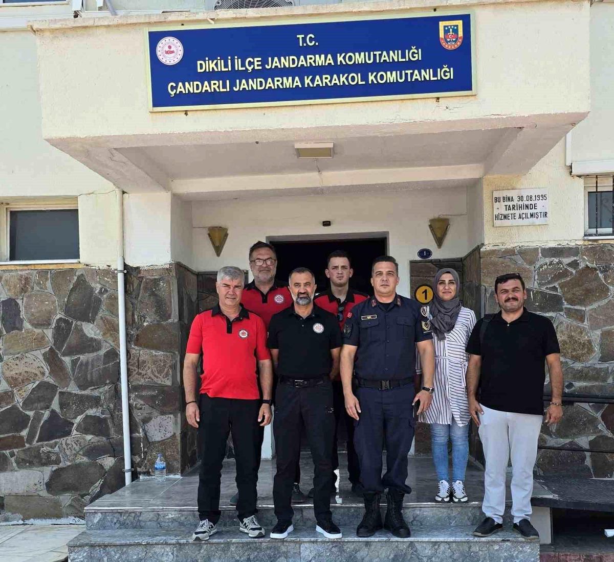 İZAKUT'tan Çandarlı Jandarma'ya anlamlı ziyaret