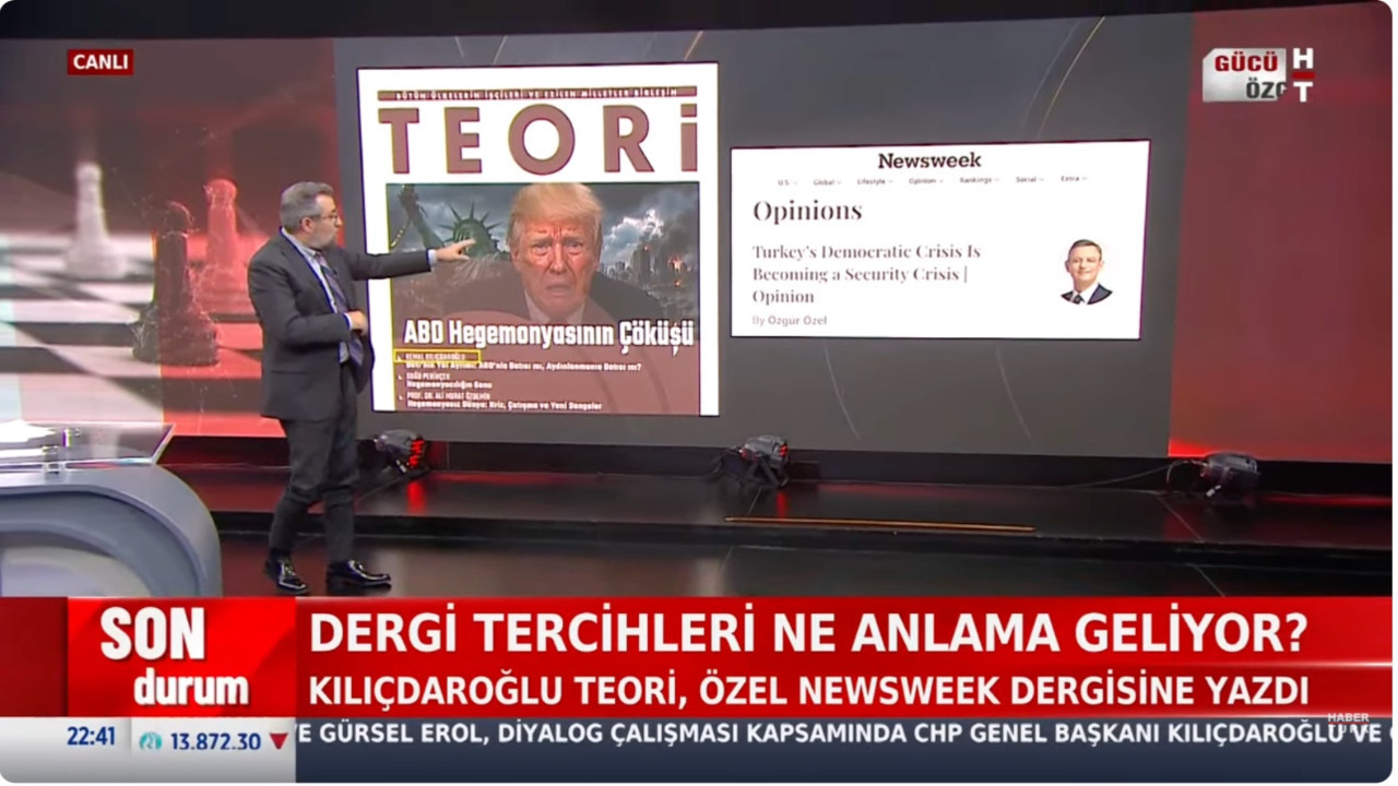 HaberTürk sordu: Kılıçdaroğlu Teori’ye, Özel Newsweek’e yazdı! Ne anlama geliyor?