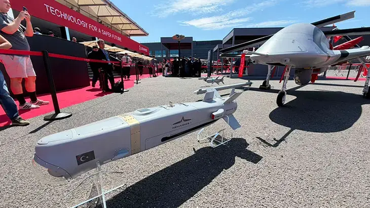 Baykar ile Leonardo, ortak üretim İHA'sını yeni adıyla Farnborough'da görücüye çıkarttı