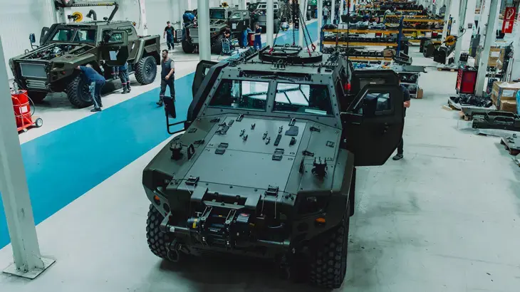 COBRA II 4x4 zırhlı araçların Romanya'ya teslimatı başladı