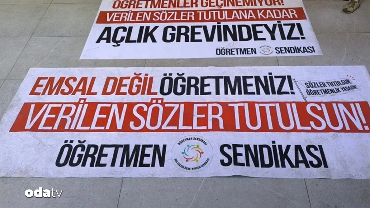 Öğretmenler açlık grevine ara verdi