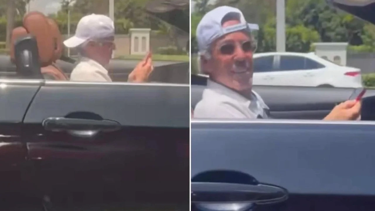 Jeffrey diye seslenilince kaçtı: Epstein benzeri adam sosyal medyada olay oldu